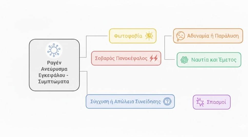 Symptoms of ruptured cerebral aneurysm